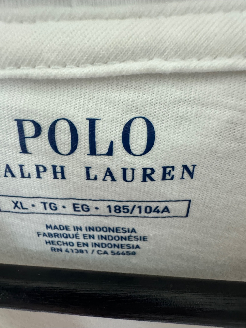 Polo by Ralph Lauren Men’s Cream Hooded Long Sleeve Tee with Embroidered Pony - Picture 3 of 5
